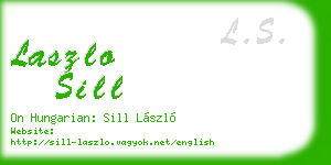 laszlo sill business card